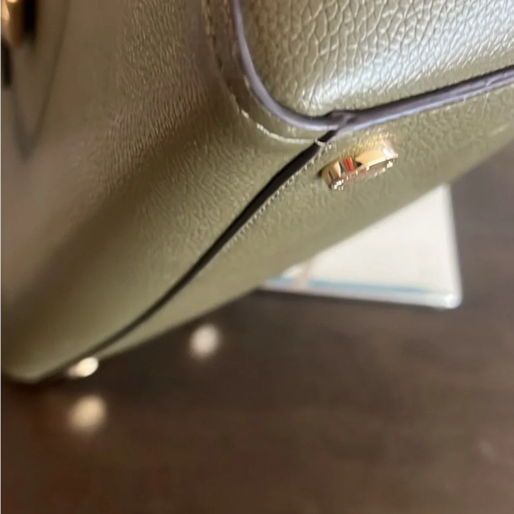Michael Kors Hayes Olive Green Satchel